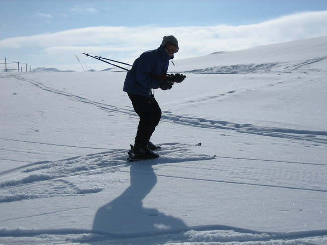 Skiing Marvin