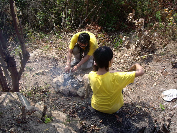 preparing lunch